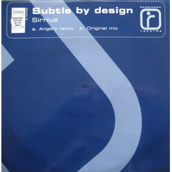 Subtle By Design Sirius USED VINYL 12INCH 45 RPM