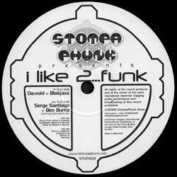 Da:void / Blakjaxx I Like 2 Funk USED VINYL 12INCH WHITE LABEL