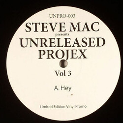 Steve Mac Unreleased Projex Vol. 3 USED VINYL 12INCH