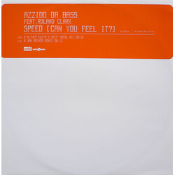 Azzido Da Bass Speed (Can You Feel It?) USED VINYL 12INCH 45 RPM PROMO