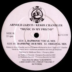 Arnold Jarvis / Kerri Chandler Music Is My Friend USED VINYL 12INCH PROMO