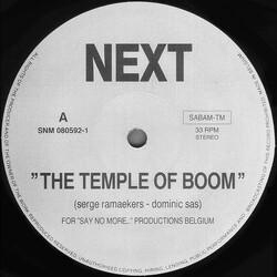 Next The Temple Of Boom USED VINYL 12INCH 45 RPM STEREO