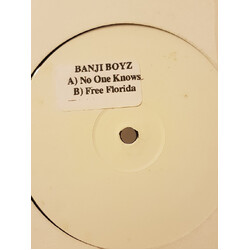 Banji Boys No One Knows / Free Florida USED VINYL 12INCH WHITE LABEL