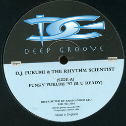 DJ Fukumi & The Rhythm Scientist Funky Fukumi (R U Ready) USED VINYL 12INCH 33 S RPM