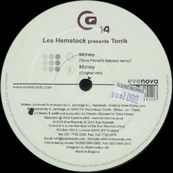 Les Hemstock / Tonik Money USED VINYL 12INCH