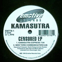 Kamasutra Censored EP USED VINYL 12INCH 33 S RPM EP