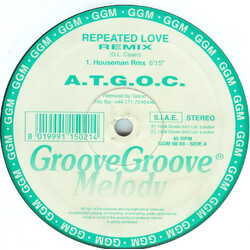 A.T.G.O.C. Repeated Love (Remix) USED VINYL 12INCH 45 RPM