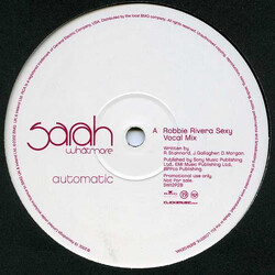 Sarah Whatmore Automatic USED VINYL 12INCH PROMO