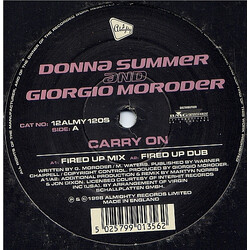 Donna Summer / Giorgio Moroder Carry On USED VINYL 12INCH