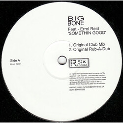 Big Bone / Errol Reid Somethin Good USED VINYL 12INCH 33 S RPM