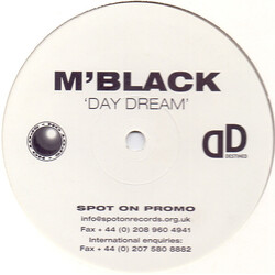 M' Black Day Dream USED VINYL 12INCH 45 RPM SINGLE SIDED PROMO