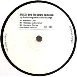 Zuco 103 Treasure (Boris Dlugosch & Michi Lange Remixes) USED VINYL 12INCH WHITE LABEL PROMO