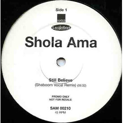 Shola Ama Still Believe USED VINYL 12INCH PROMO