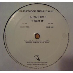 Laranjeiras I Want U USED VINYL 12INCH TEST PRESSING