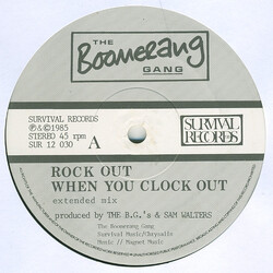 The Boomerang Gang Rock Out USED VINYL 12INCH