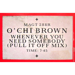 O'Chi Brown Whenever You Need Somebody USED VINYL 12INCH