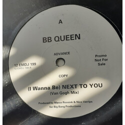 B.B. Queen (I Wanna Be) Next To You USED VINYL 12INCH PROMO
