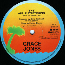 Grace Jones The Apple Stretching / Nipple To The Bottle USED VINYL 12INCH 45 RPM