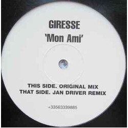 Giresse Mon Ami USED VINYL 12INCH WHITE LABEL