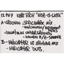 Kelli Rich Hide-A-Way USED VINYL 12INCH PROMO WHITE LABEL