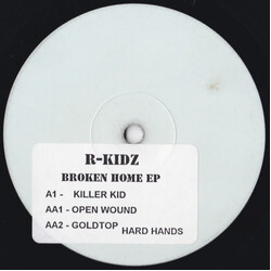 R-Kidz Broken Home EP USED VINYL 12INCH WHITE LABEL PROMO
