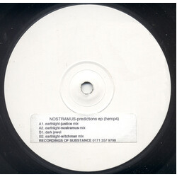 Nostramus Predictions EP USED VINYL 12INCH 33 S RPM EP WHITE LABEL