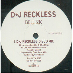 DJ Reckless (3) Bell 2K USED VINYL 12INCH PROMO