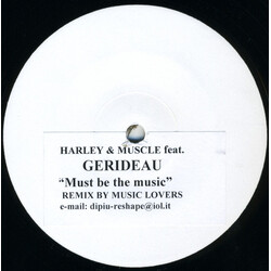 Harley & Muscle Must Be The Music USED VINYL 12INCH WHITE LABEL