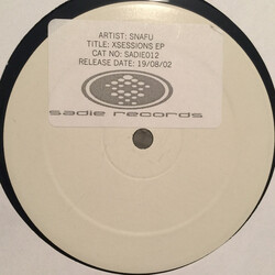 Snafu Xsession EP USED VINYL 12INCH WHITE LABEL