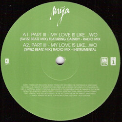 Mya My Love Is Like... Wo (Swizz Beatz And Allstar Mixes) USED VINYL 12INCH PROMO