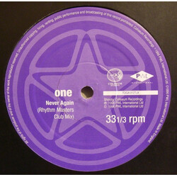Happy Clappers Never Again (DJ Promo 2) USED VINYL 12INCH 33 S RPM PROMO
