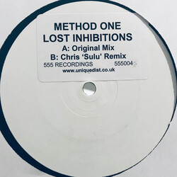 Method One (2) Lost Inhibitions USED VINYL 12INCH WHITE LABEL