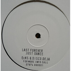 EeKS / Disco Deja Last Forever / Just Dance USED VINYL 12INCH WHITE LABEL