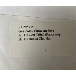 Gee Rossi Show Me Love USED VINYL 12INCH WHITE LABEL