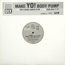 Oliver Dix Make Yo! Body Pump USED VINYL 12INCH 45 RPM