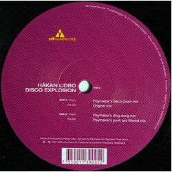 Håkan Lidbo Disco Explosion USED VINYL 12INCH 33 S RPM