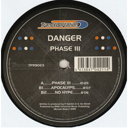 Danger Phase Ill USED VINYL 12INCH