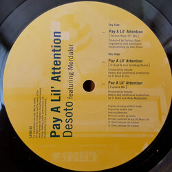 Desoto / Merdaler Pay A Lil' Attention USED VINYL 12INCH STEREO