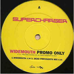 Supercharger Widemouth USED VINYL 12INCH 33 S RPM PROMO