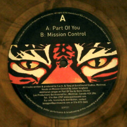 Quicksound Part Of You USED VINYL 12INCH 33 S RPM 45 RPM