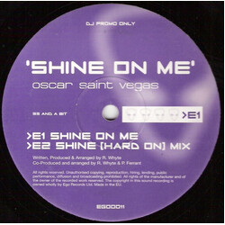 Oscar Saint Vegas Shine On Me USED VINYL 12INCH PROMO