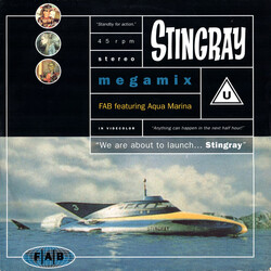 F.A.B. / Aqua Marina Stingray Megamix USED VINYL 12INCH 45 RPM