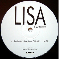 Lisa Stansfield I'm Leavin' (Hex Hector Club Mix) USED VINYL 12INCH 33 S RPM PROMO