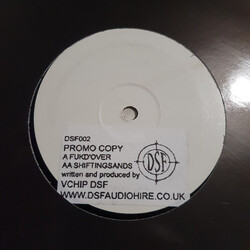 V Chip Fukd' Over / Shifting Sands USED VINYL 12INCH PROMO WHITE LABEL
