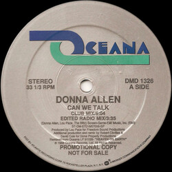 Donna Allen Can We Talk USED VINYL 12INCH PROMO