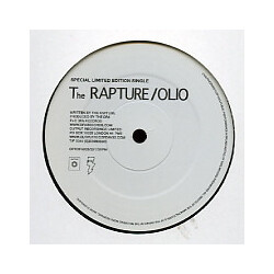 The Rapture Olio USED VINYL 12INCH SINGLE SIDED LIMITED EDITION