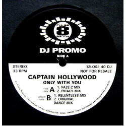 Captain Hollywood Project Only With You USED VINYL 12INCH PROMO