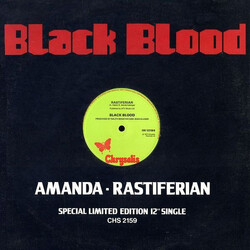 Black Blood (2) Amanda / Rastiferian USED VINYL 12INCH