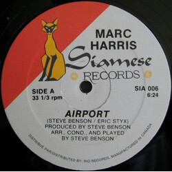 Marc Harris Airport USED VINYL 12INCH 33 S RPM