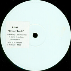 Re-al Eyes Of Truth USED VINYL 12INCH WHITE LABEL SINGLE SIDED PROMO